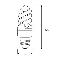 Лампа люминесцентная компакт. LH FS T2 M 20Вт спиральная 4200К E27 220В Camelion 10523 в Максэлектро