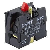 Блок контактный NP2-BE102 1НЗ CHINT 576726 в Максэлектро