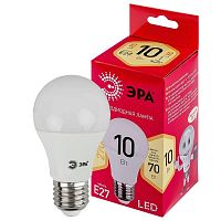 Лампа светодиодная RED LINE LED A60-10W-827-E27 R 10Вт A60 груша 2700К тепл. бел. E27 Эра Б0049634 в Максэлектро
