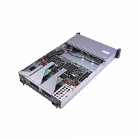 Серверная платформа Аквариус T50 D224CF, 2U, до двух процессоров Intel Xeon Scalable Gen 2, DDR4, 24x2.5", 1x1000Base-T, резервируемый БП в Максэлектро