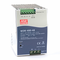 WDR-480-48 Блок питания на DIN-рейку, 48В, 10А, 480Вт Mean Well в Максэлектро