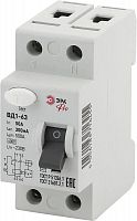 Выключатель дифференциального тока (УЗО) 1P+N 50А 300мА ВД1-63 Pro NO-902-70 ЭРА Б0031909 в Максэлектро