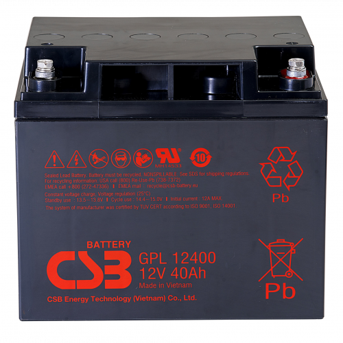 Аккумулятор CSB GPL12400 I в Максэлектро
