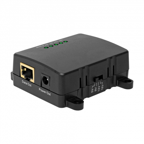 1-портовый сплиттер PS-250-1 PoE 802.3af/802.3at 10/100/1000Mbps, 5В/3А, 9В/2.5А, 12В/2.5А, 18В/1.6А в Максэлектро