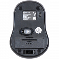 Мышь Оклик 435MW черный/серый оптическая (1600dpi) беспроводная USB для ноутбука (4but) в Максэлектро