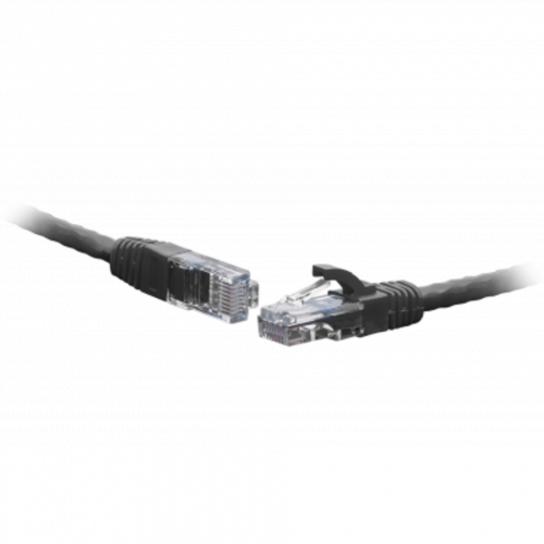 Коммутационный шнур U/UTP 4-х парный cat.5e 3.0м LSZH standart чёрный в Максэлектро
