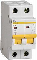 Выключатель автоматический модульный 2п B 16А 4.5кА ВА47-29 KARAT IEK MVA20-2-016-B в Максэлектро