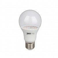 Лампа светодиодная PPG A60 Agro 9Вт A60 грушевидная прозрачная E27 IP20 для растений красн./син. спектр clear JazzWay 5008946 в Максэлектро