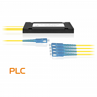 Делитель оптический планарный SNR-PLC-1x4, корпус, разъемы SC/UPC в Максэлектро