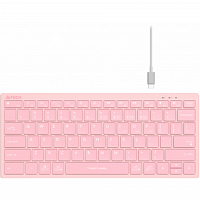 Клавиатура A4Tech Fstyler FBX51C розовый USB беспроводная BT/Radio slim Multimedia (FBX51C PINK) в Максэлектро