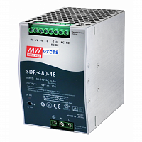 SDR-480Р-48 Блок питания на DIN-рейку, 48В, 10А, 480Вт Mean Well в Максэлектро