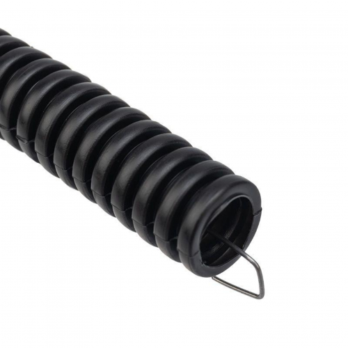 Труба гофрированная ПНД d16мм с протяжкой черн. (уп.50м) Rexant 28-0016-50 в Максэлектро
