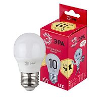 Лампа светодиодная RED LINE LED P45-10W-827-E27 R 10Вт P45 шар 2700К тепл. бел. E27 Эра Б0050698 в Максэлектро