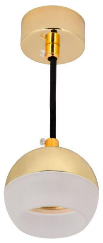 Светильник 4012 подвесной под лампу GX53 золото IEK LT-UCB0-4012-GX53-1-K22 в Максэлектро