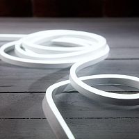 Шнур светодиодный гибкий неон LED SMD 8х16мм 120LED/м односторонний бел. 5м Neon-Night 131-005 в Максэлектро
