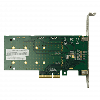 Переходной адаптер PCIe 2.0 x4 на 2xM.2 и 2xSATA, RAID 0,1 в Максэлектро