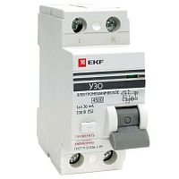 Выключатель дифференциального тока (УЗО) 2п 63А 30мА тип AC (электр.) EKF elcb-2-63-30-e в Максэлектро