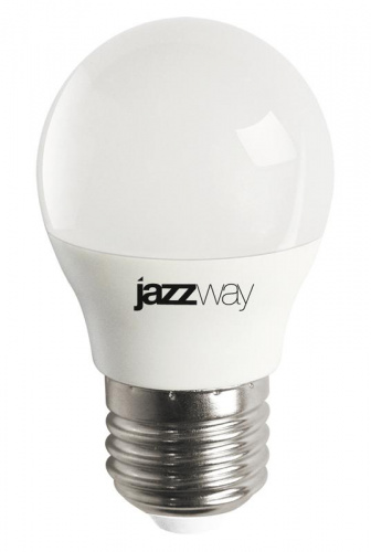 Лампа светодиодная PLED-LX 8Вт G45 шар 5000К холод. бел. E27 Pro JazzWay 5028685 в Максэлектро