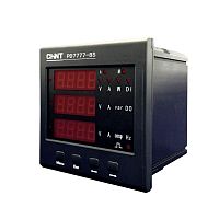 Прибор измерительный многофункциональный PD7777-8S4 3ф 5А RS-485 120х120 LED дисплей 380В CHINT 765098 в Максэлектро