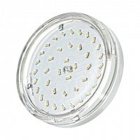 Лампа светодиодная PLED-ECO 6Вт таблетка прозрачная 3000К тепл. бел. GX53 510лм 230В JazzWay 2851970 в Максэлектро