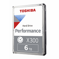 Жесткий диск Toshiba SATA-III 6Tb HDWR460EZSTA X300 (7200rpm) 256Mb 3.5" Rtl (HDWR460EZSTA) в Максэлектро