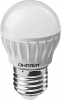 Лампа светодиодная 61 138 OLL-G45-6-230-6.5K-E27 6Вт ОНЛАЙТ 61138 в Максэлектро