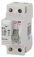 Выключатель дифференциального тока (УЗО) 2п 16А/30мА ВД-40 (электронное) SIMPLE-mod-41 ЭРА Б0039261 в Максэлектро