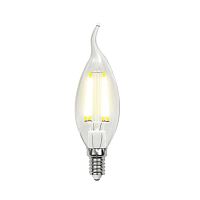 Лампа светодиодная LED-CW35-6Вт/NW/E14/CL GLA01TR прозр. Uniel UL-00002229 в Максэлектро