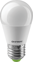 Лампа светодиодная 61 970 OLL-G45-10-230-6.5K-E27 10Вт ОНЛАЙТ 61970 в Максэлектро