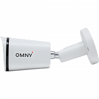 IP камера OMNY BASE miniBullet5E-WDU 36, минибуллет 5Мп (2592х1944) 30к/с, 3.6мм, F2.0, 802.3af A/B, 12±1В DC, ИК до 30м, EasyMic, WDR 120dB, USB2.0 в Максэлектро