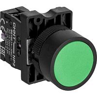 Кнопка управления NP2-EA35 без подсветки зел. 1НО+1НЗ IP40 CHINT 573779 в Максэлектро
