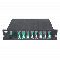 Мультиплексор CWDM одноволоконный 16-канальный для BIDI CWDM SFP (Tx/Rx:1310-1610нм), APC-полировка в Максэлектро