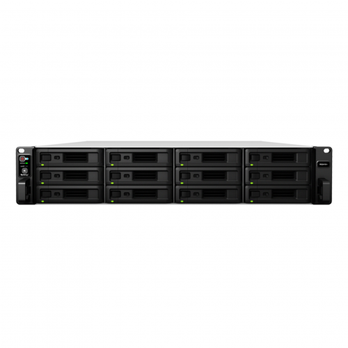 NAS-сервер Synology RackStation  RS2418RP+, 12xHDD 3,5", 4х1000Base-T, Два БП, без дисков в Максэлектро