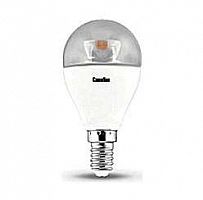 Лампа светодиодная LED7.5-G45-CL/830/E14 7.5Вт шар 3000К тепл. бел. E14 615лм 220-240В Camelion 11951 в Максэлектро