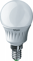 Лампа светодиодная 94 476 NLL-P-G45-5-230-2.7K-E14 5Вт шар 2700К тепл. бел. E14 330лм 176-264В Navigator 94476 в Максэлектро
