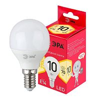 Лампа светодиодная RED LINE LED P45-10W-827-E14 R 10Вт P45 шар 2700К тепл. бел. E14 Эра Б0052378 в Максэлектро