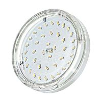 Лампа светодиодная PLED-ECO 6Вт таблетка прозрачная 5000К холод. бел. GX53 510лм 230В JazzWay 2852090 в Максэлектро