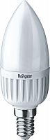 Лампа светодиодная 94 480 NLL-P-C37-5-230-2.7K-E14-FR 5Вт свеча 2700К тепл. бел. E14 330лм 176-264В Navigator 94480 в Максэлектро
