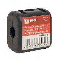 Сжим ответвительный У-739М (4-10/1.5-2.5кв.мм) (орех) StreamLine розн. стикер EKF y739m-r в Максэлектро