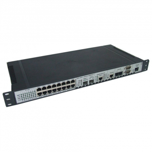 Оптический мультиплексор 16xE1+Gigabit Ethernet 1000BASE-T+4x RS-485, без SFP трансиверов в Максэлектро