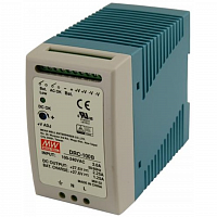 DRC-100B Блок питания c функцией ИБП на DIN-рейку, выход: 27.6В/0…3.5 (2.25 ном.) А, выход зарядного устройства: 27.6В/1.25А, изоляция 3000В АС в Максэлектро