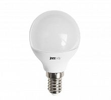 Лампа светодиодная PLED-LX 8Вт G45 шар 5000К холод. бел. E14 JazzWay 5028623 в Максэлектро