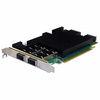 Сетевая карта 2 порта 40GBase-X (QSFP+, Intel XL710BM2), Silicom PE31640G2QI71-QX4 в Максэлектро