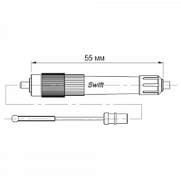 Разъем оптический Ilsintech "Splice-On Connector" FC/UPC для кабеля 3,0 мм / 2,0 х 3,1 в Максэлектро