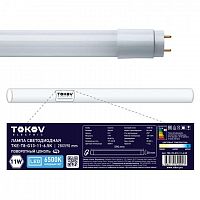 Лампа светодиодная 11Вт линейная T8 6500К G13 176-264В TOKOV ELECTRIC TKE-T8-G13-11-6.5K в Максэлектро