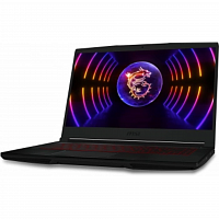 Ноутбук MSI GF63 Thin 12VE-238XRU Core i5 12450H 16Gb SSD512Gb NVIDIA GeForce RTX4050 6Gb 15.6" IPS FHD Free DOS black WiFi BT Cam (9S7-16R821-238) в Максэлектро