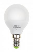 Лампа светодиодная PLED-ECO 5Вт G45 шар матовая 4000К нейтр. бел. E14 400лм 230В 50Гц JazzWay 1036926A в Максэлектро