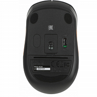 Мышь A4Tech Fstyler FG10S черный/оранжевый оптическая (2000dpi) silent беспроводная USB для ноутбука в Максэлектро