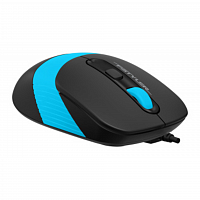 Мышь A4Tech Fstyler FM10 черный/синий оптическая (1600dpi) USB (4but) в Максэлектро