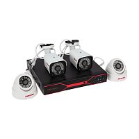 Комплект видеонаблюдения 2 наружные и 2 внутренние камеры AHD/2.0 Full HD Rexant 45-0522 в Максэлектро
